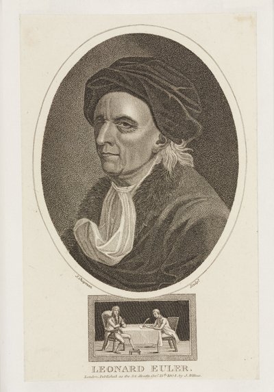 Leonhard Euler, matematico, c 1770s da Frederick (attr. to) Barnard