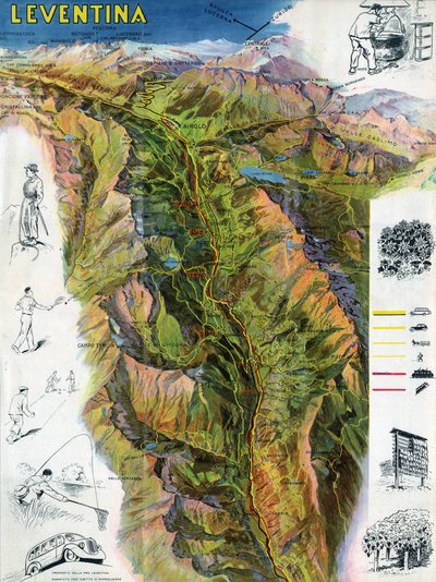 Valle Leventina, ca 1930-1940 da . .