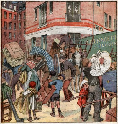 Alloggi sociali in Francia da Ferdinand Georg Waldmuller
