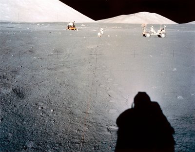 Volo spaziale con equipaggio, USA, Apollo 17 base lunare Apollo 17 a Taurus Littrow da Ferdinand Georg Waldmuller