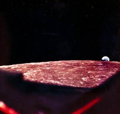 Volo spaziale umano, USA, Apollo, Terra vista dalla Luna da Frederick (attr. to) Barnard