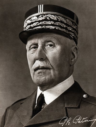 Maresciallo Philippe Pétain da Ferdinand Georg Waldmuller