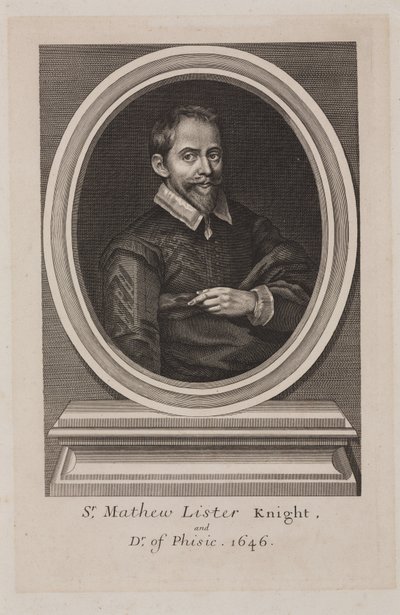 Matthew Lister, medico inglese da Frederick (attr. to) Barnard