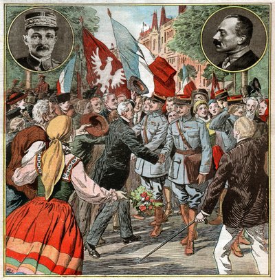 Maxime Weygand in Polonia da Ferdinand Georg Waldmuller