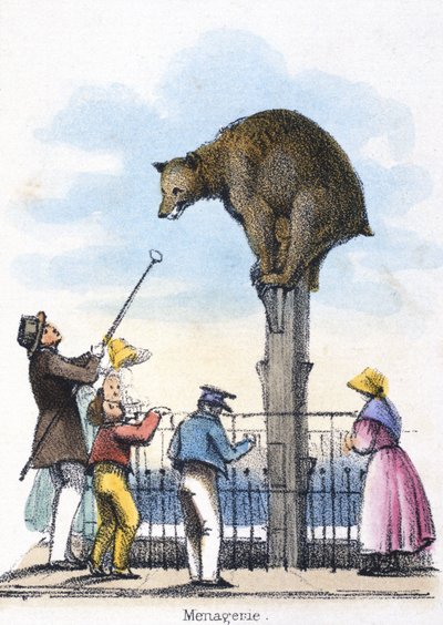 Menagerie, c 1845 da Frederick (attr. to) Barnard