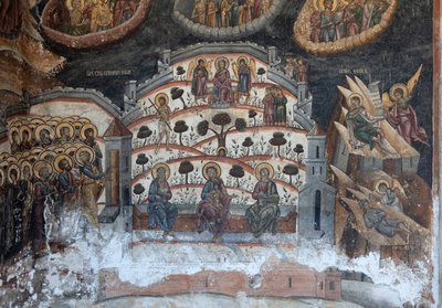 Monastero (manastirea Cozia). La chiesa. Dipinti murali. da . .