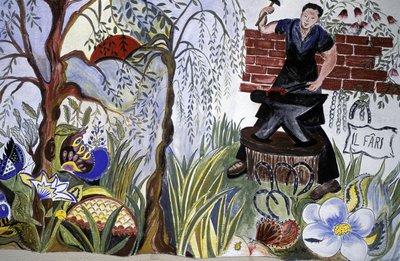 Murales, Bordano, Friuli Venezia-Giulia, Italia da Henry Charles Fehr