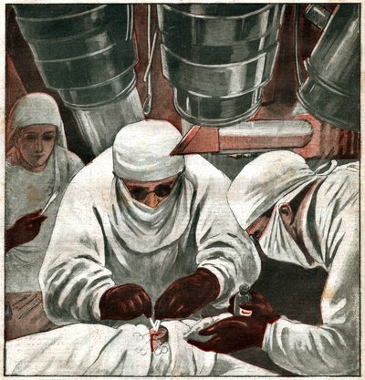 Operazione chirurgica filmata da Ferdinand Georg Waldmuller
