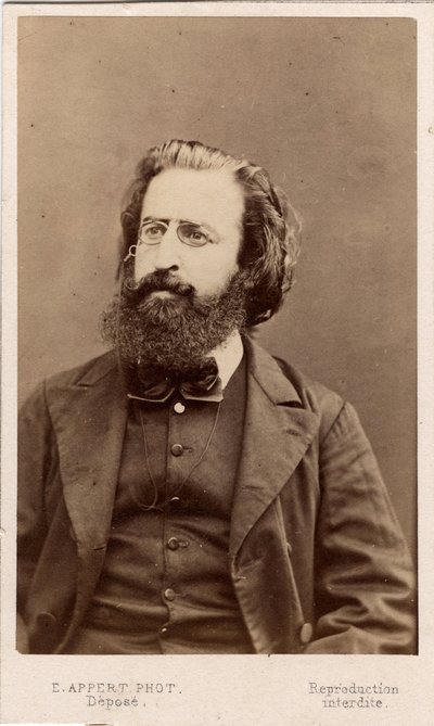 Comune di Parigi (1871): ritratto di Theophile Ferre (1846-1871) membro della Comune. Fotografia Appert. Dim. 10,5x6,3 cm da Frederick (attr. to) Barnard
