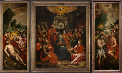 Chiesa parrocchiale (Parochiekerk Sint-Maarten). Interno. Cappella (Sint-Annakapel). da . .