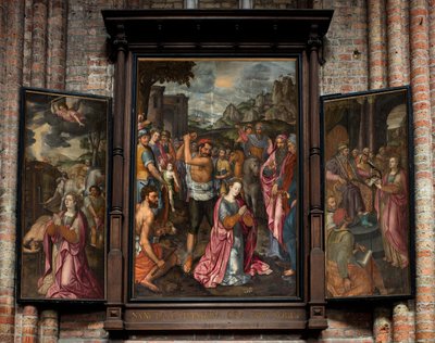 Chiesa parrocchiale di Santa Walburga. Trittico da . .