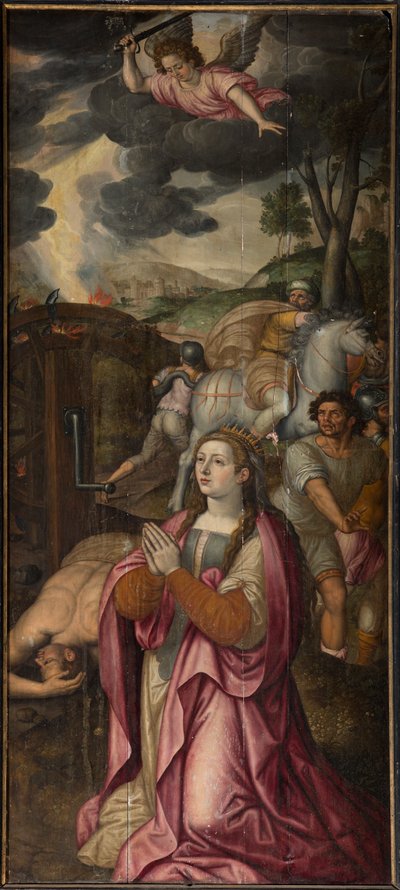Chiesa parrocchiale (Parochiekerk Sint-Walburga). Trittico. da . .