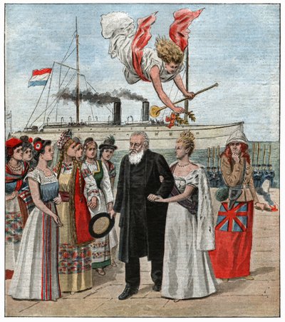 Paul Kruger in Europa da . .
