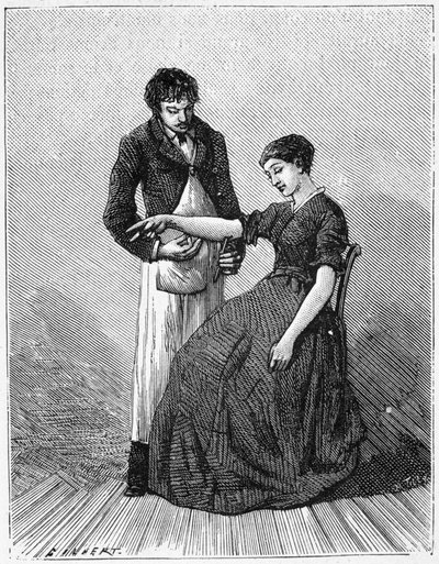 Esplorazione del nervo cubitale da Frederick (attr. to) Barnard