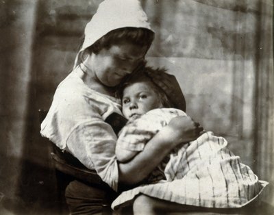 Ritratto di una madre e sua figlia, circa 1900-1905 da Frederick (attr. to) Barnard