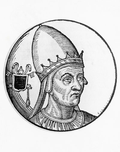 Ritratto di Gregorio VII (Ildebrando Aldobrandeschi di Soana, circa 1010-1085) da William Walcutt