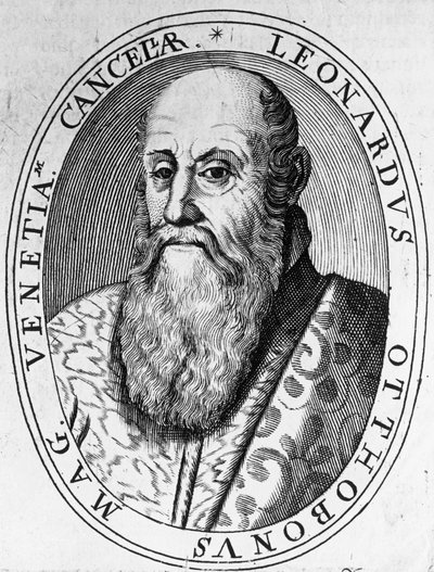 Ritratto di Leonardo Ottoboni, Gran Cancelliere di Venezia, incisione da William Walcutt