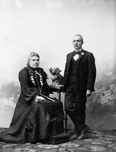 Ritratto del Signor e della Signora Guerrini da Henry Charles Fehr