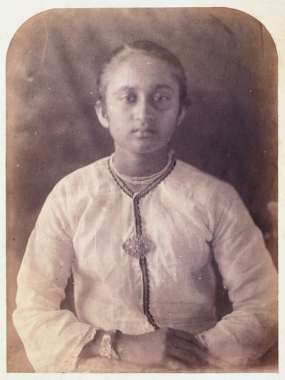 Ritratto di una giovane donna, Ceylon, c 1875 da Ferdinand Georg Waldmuller