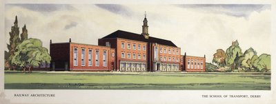 Architettura ferroviaria: la Scuola dei Trasporti, Derby, inizio anni 