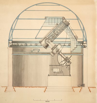 Telescopio riflettore con cupola da John Pardon