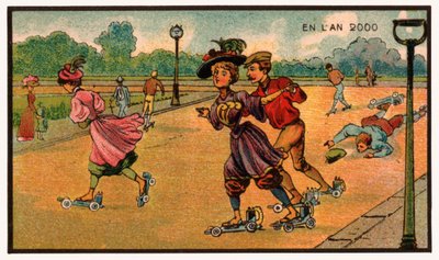 Pattini a rotelle, c.1910 da . .
