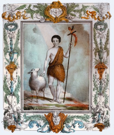 San Giovanni Battista (incisione) da . .