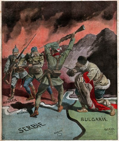 Serbia durante la Prima Guerra Mondiale da Ferdinand Georg Waldmuller