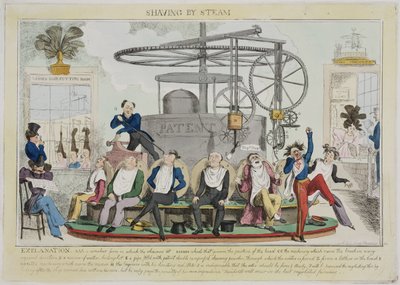 Rasatura a vapore, c 1810 da Frederick (attr. to) Barnard
