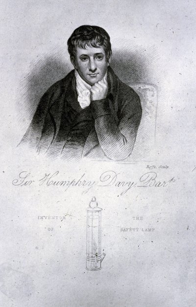 Sir Humphry Davy, chimico da Frederick (attr. to) Barnard
