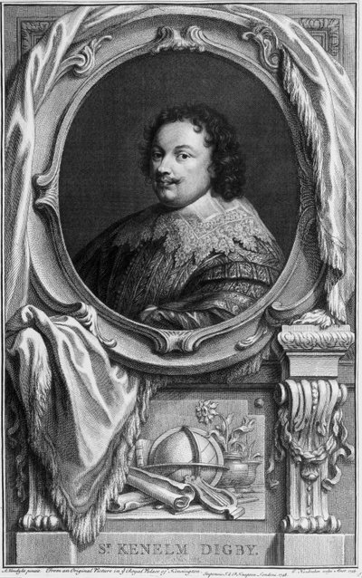 Sir Kenelm Digby, autore inglese, comandante navale e diplomatico, c. 1645 da Frederick (attr. to) Barnard