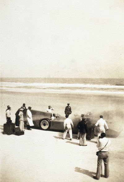 Sir Malcolm Campbell, sportivo e pilota inglese da Ferdinand Georg Waldmuller