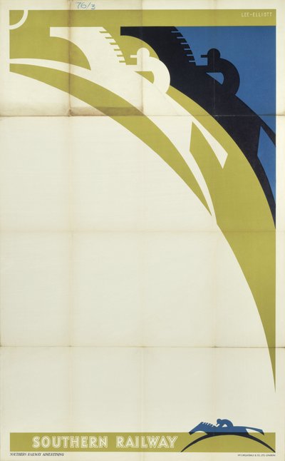 Poster del materiale rotabile della Southern Railway da Frederick (attr. to) Barnard