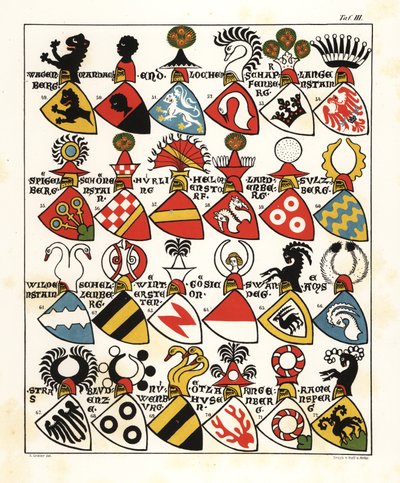 Stemma svizzero, c. 1346 da John Pardon