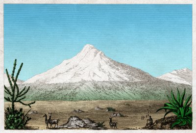 Il vulcano Chimborazo dall