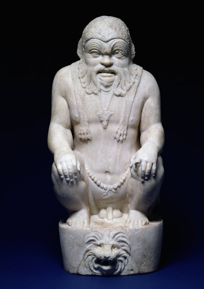 Il dio egizio Bes, da una fontana, romano, c.130 d.C. da Hippolyte Lalaise Devéria