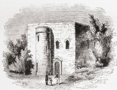 Il Santuario, Abbazia di Westminster, Londra, Inghilterra, visto nel XIX secolo da . .