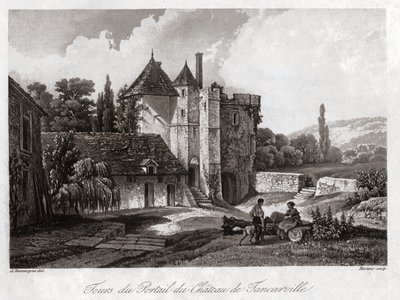 Il castello di Tancarville da . .