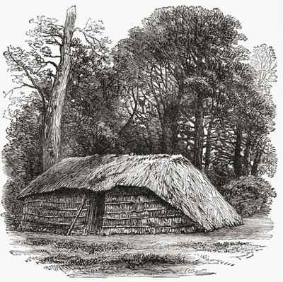 La capanna in cui morì Sir David Livingstone il 1 maggio 1873 da . .