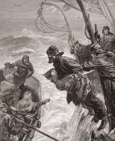 La perdita della nave a vapore Clan Macduff da . .