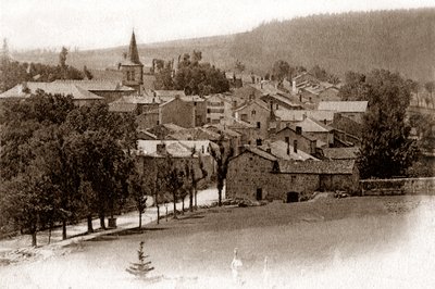Il villaggio di Saint-Bonnet-le-Froid, all