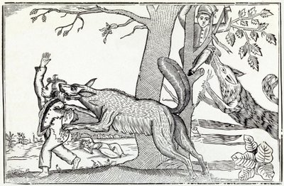 Il lupo circa 1820 da . .