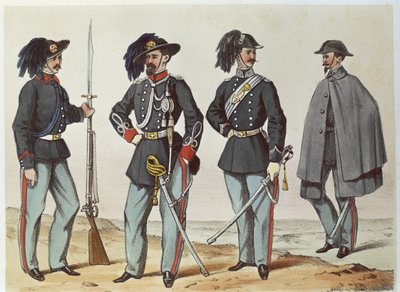 Uniformi - Risorgimento italiano, fine del XIX secolo da . .