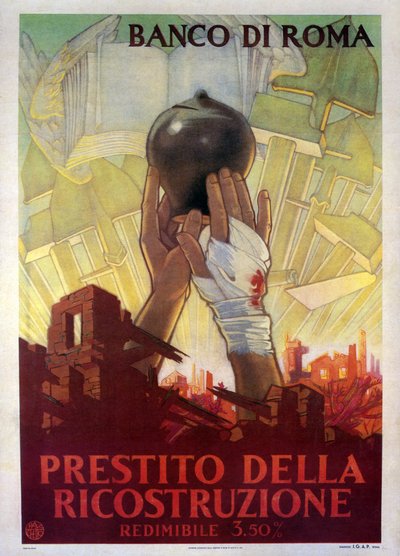 SECONDA GUERRA MONDIALE - PRESTITO PER LA RICOSTRUZIONE 1945 da . .