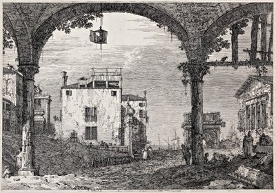 Il portico con una lanterna dalla serie 