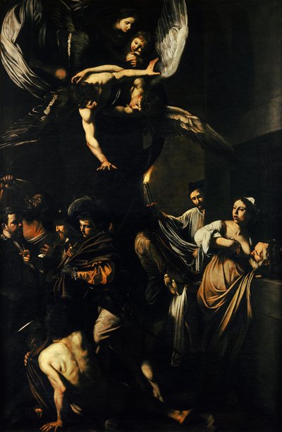 Le sette opere di misericordia da Michelangelo Merisi da  Caravaggio
