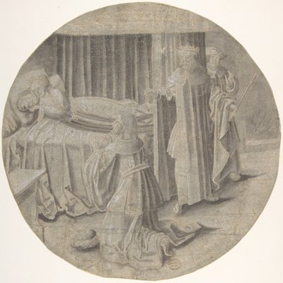 Aman implora Ester per la sua vita da Circle of Pseudo Aert Ortkens