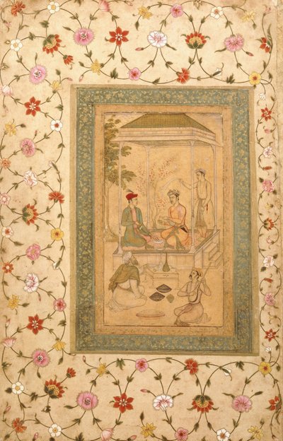 I figli di Akbar, Sultan Daniyal e Sultan Murad da   Manohar