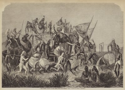Sohir Singh, Raja dei Sikh, con la sua scorta da after A. Soltykoff