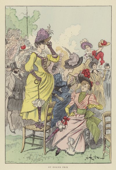 Al Gran Premio da after Albert Robida